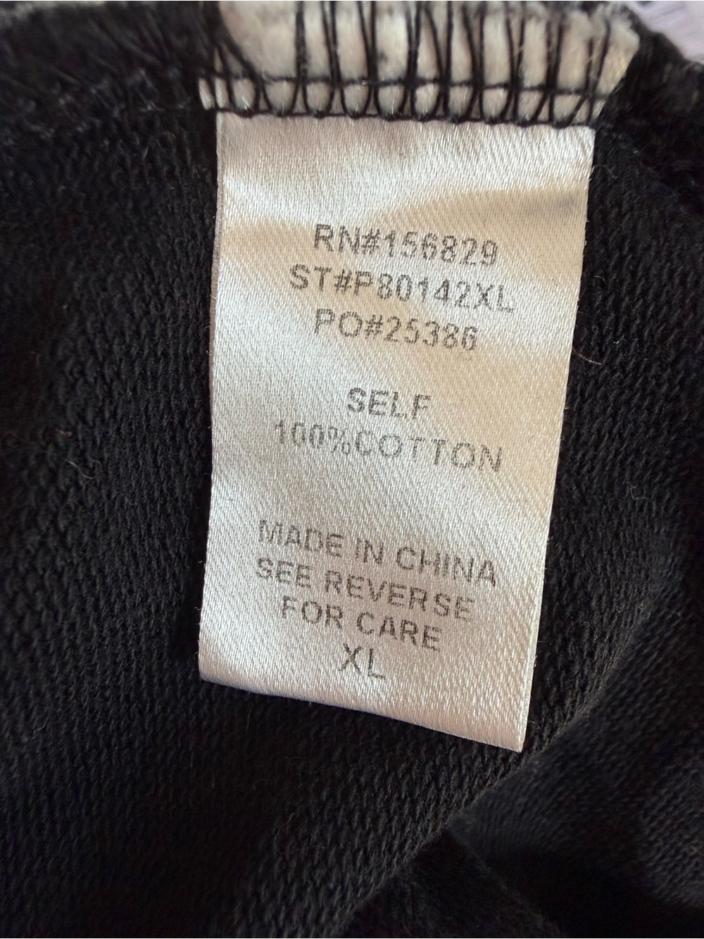 White Birch Black Wide Leg Lounge Pants - Picture 6 of 6